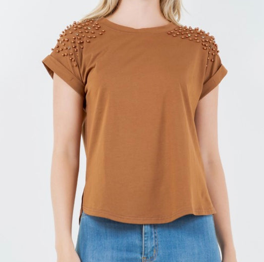 Peanut Shoulder Studs Shirt