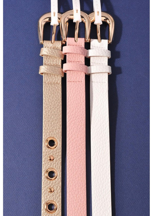 Skinny belts