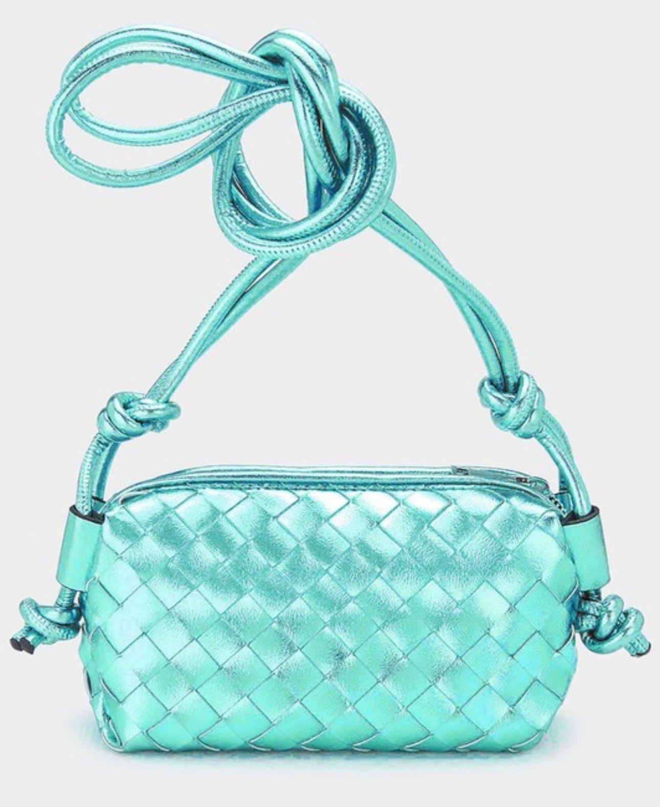 Metallic weaved Crossbody Bag- more colors