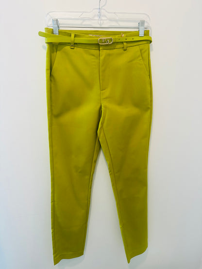 Ankle Length  Lime Pants