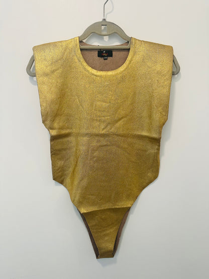 Gold Metallic Bodysuit