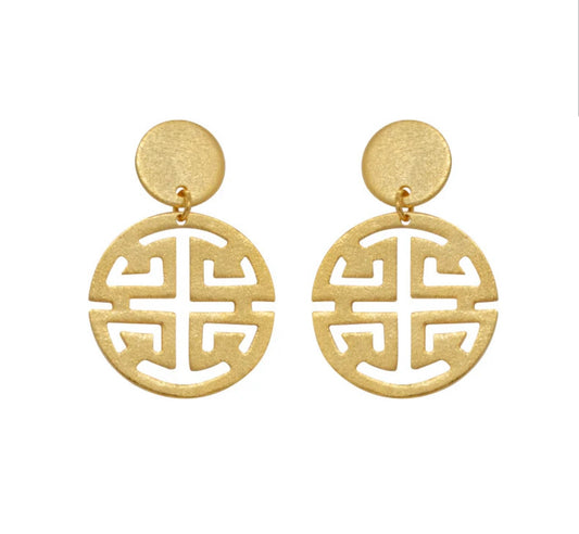 Ancient Earrings- Gold Plated