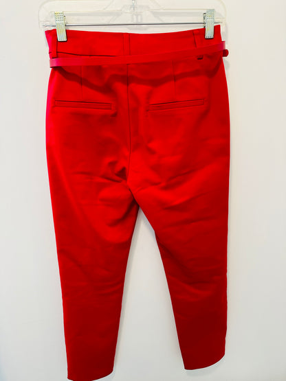 Ankle Length  Red Pants