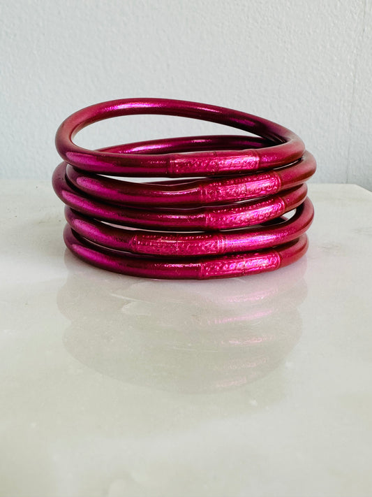 DARK FUSHIA BANGLE SET