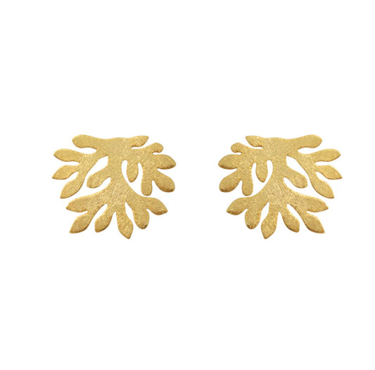 Tree Of Life  Stud Earrings- Gold Plated