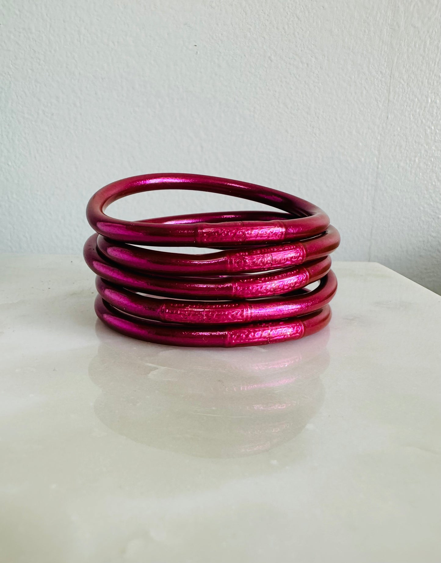 DARK FUSHIA BANGLE SET