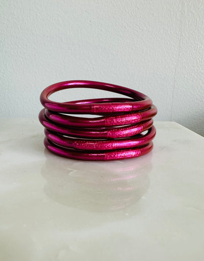 DARK FUSHIA BANGLE SET