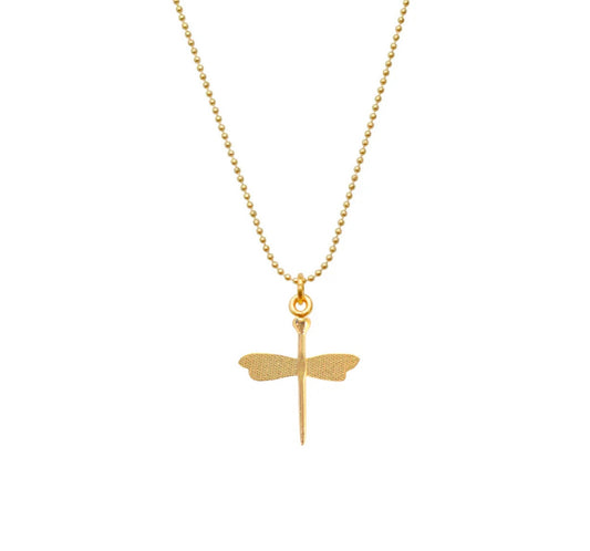 Libelula Chain Necklace - Gold Plated