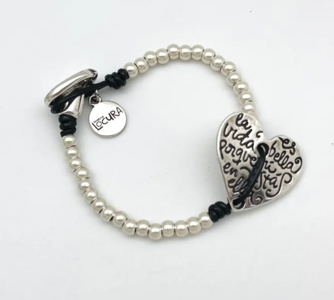 B.L Heart  Bracelet