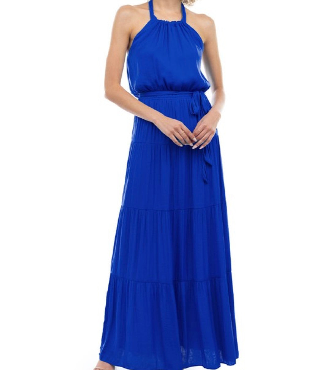 Capri Blue Maxi Dress