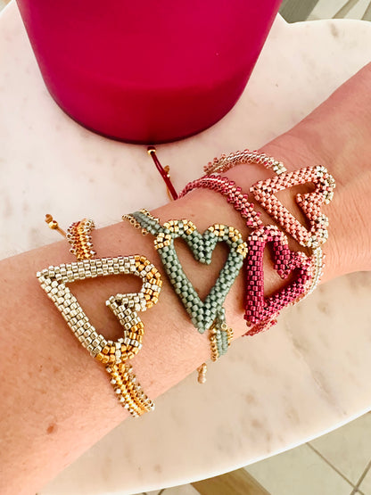 Fiammata - 3D Heart Bracelet