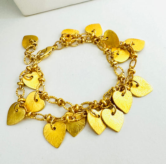 Multi Hearts charms Bracelet