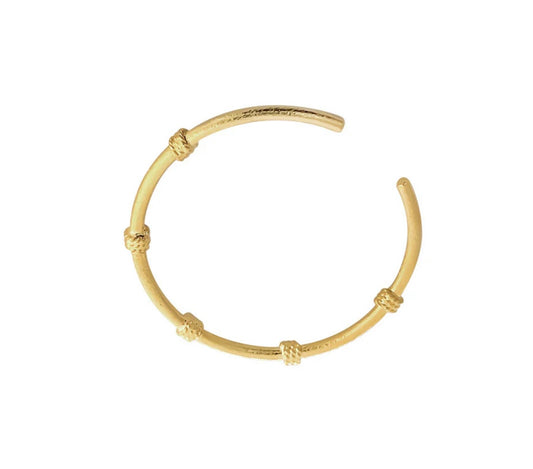 Spiral Gold Plated Bracelet