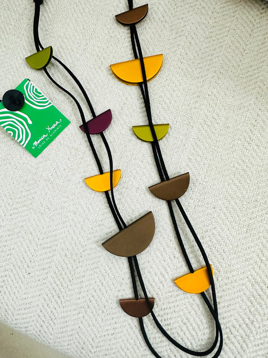 Orange/ Green Necklace