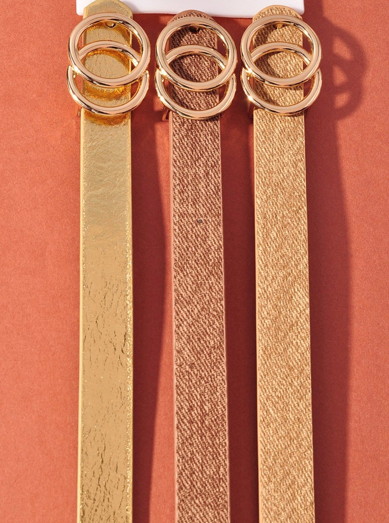 Neutrals Skinny belts