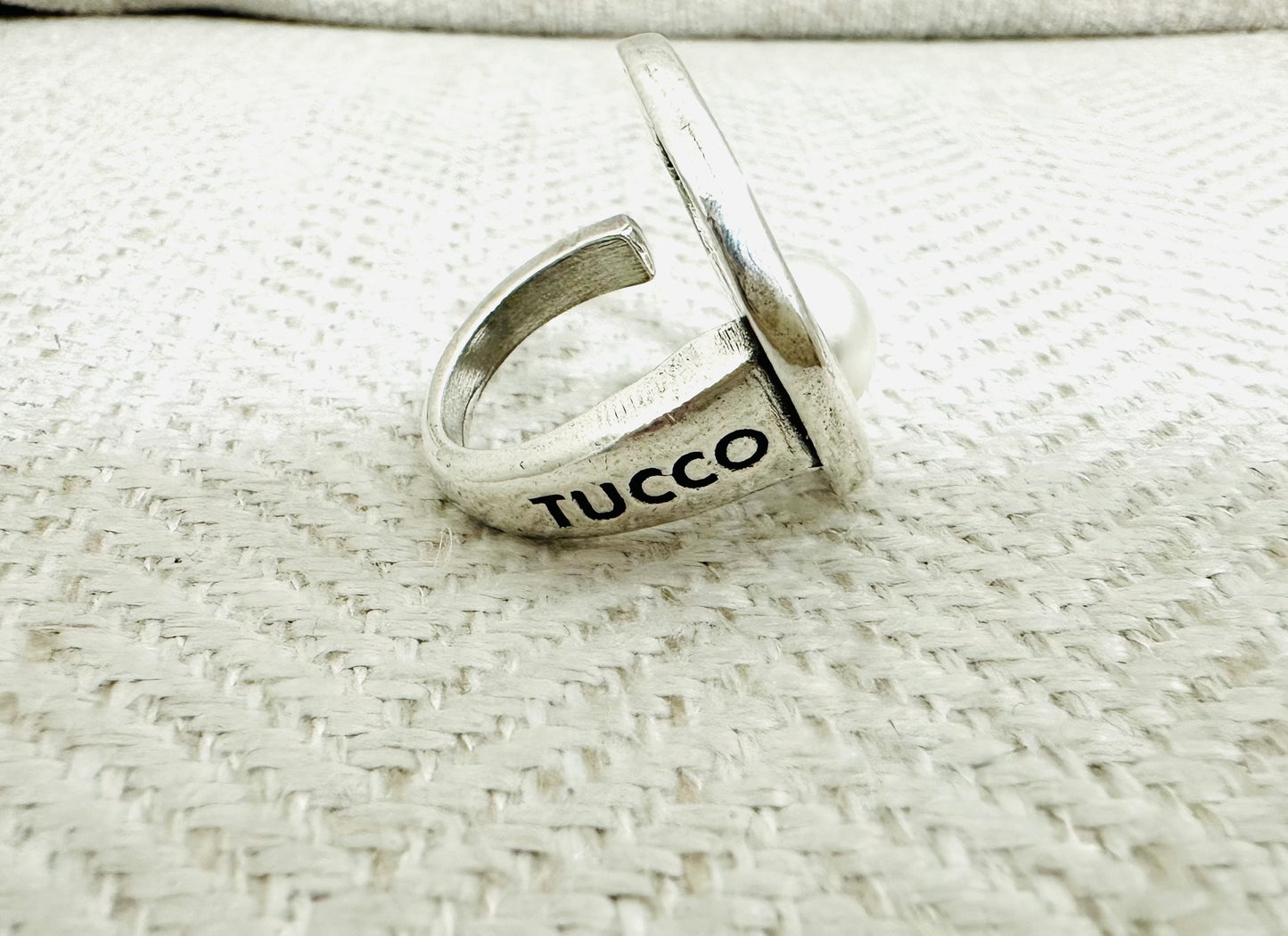 Silver Pearl Ring- Tucco