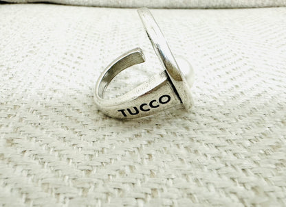 Silver Pearl Ring- Tucco