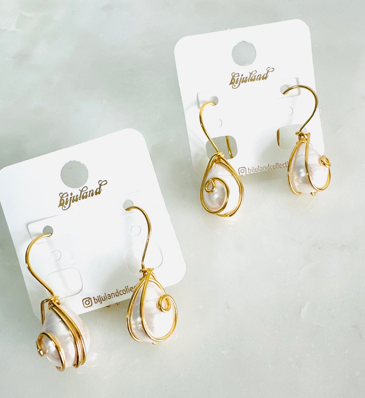 Pearl Wired Earrings