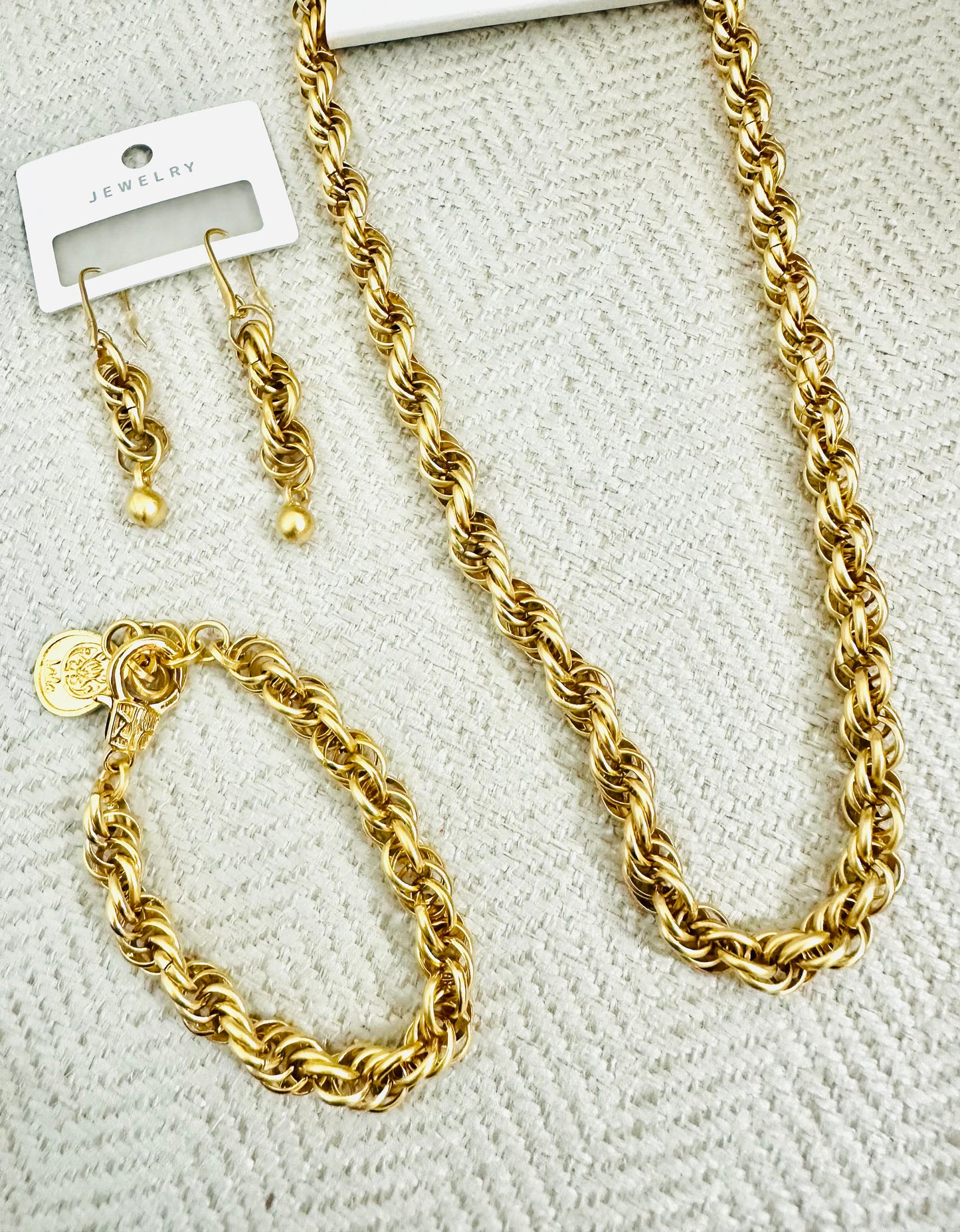 Gold Plated Necklace Set