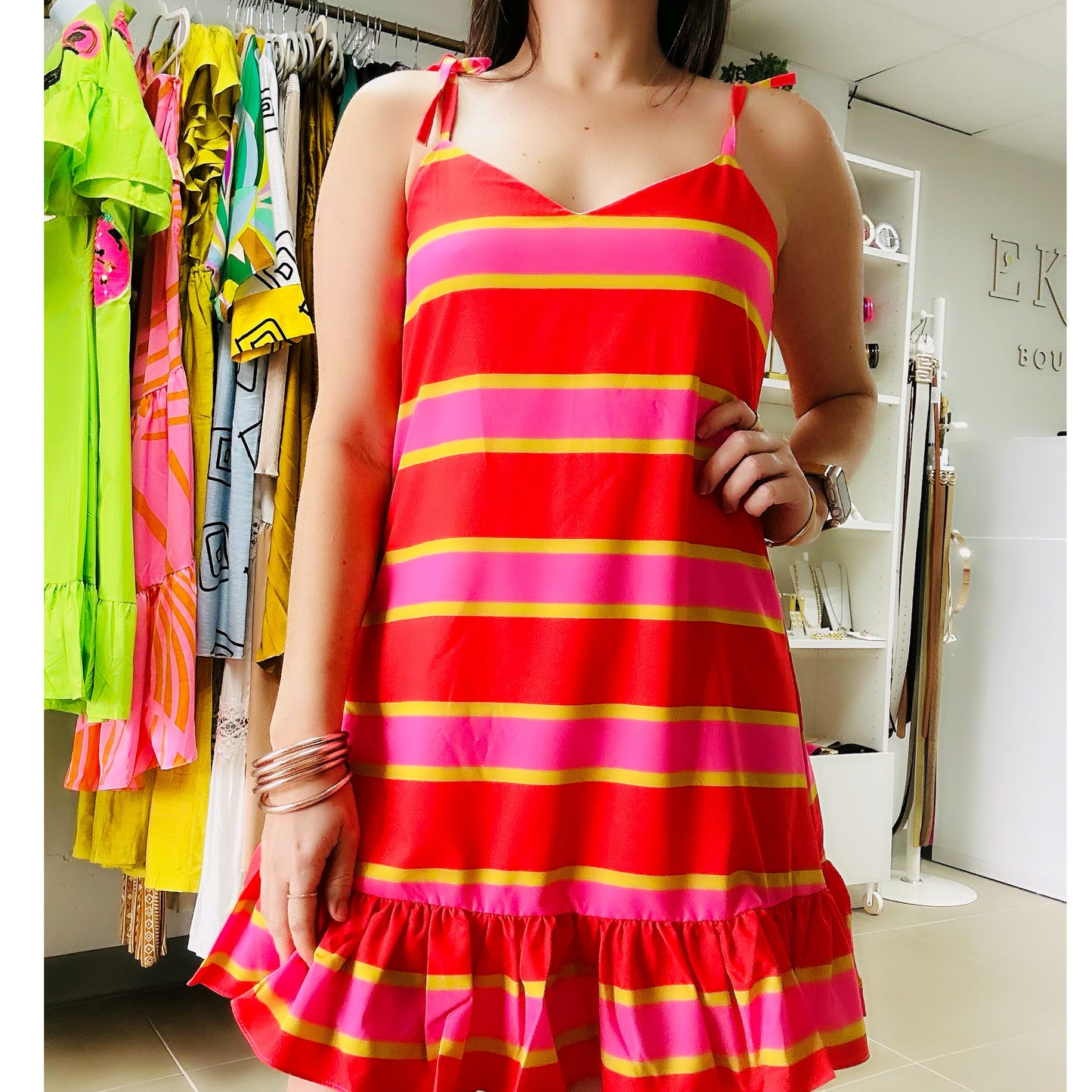 stripes - Flora Dress