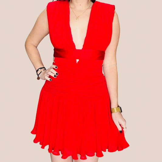 Red Cutout Dress