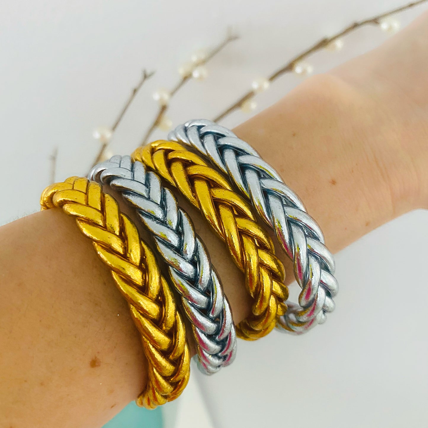 Twisted Bless Waterproof Bangle